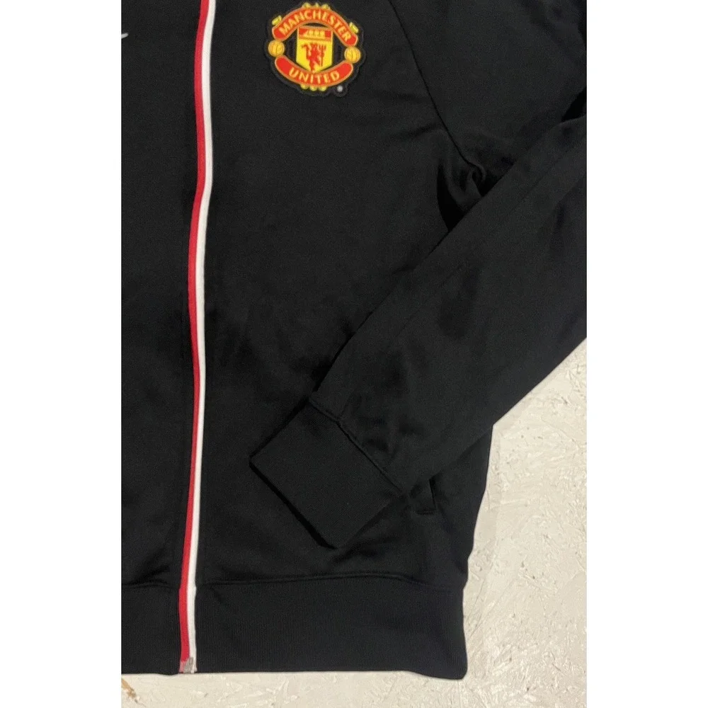 MANCHESTER UNITED 2013 SOCCER TRACK JACKET NIKE #478167-010 Size S‎ Black Color